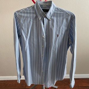Polo Ralph Lauren Oxford button down light blue plaid